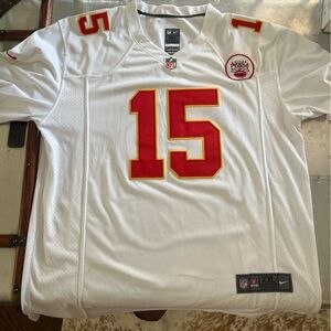 NFL White and Red Jersey with Gold Accents